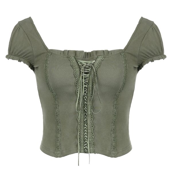Sweet Spicy Mesh Waist-Cinching Fishbone Corset Camisole - Versatile Design Inspired by The Wizard of Oz, Y2K Fashion