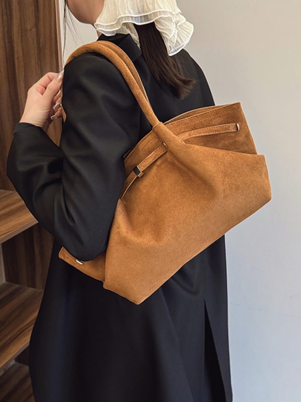 Textured Retro Matte Underarm Bag for Women - Large Capacity Tote Shoulder Bag for Spring/Summer 2025 Fashion