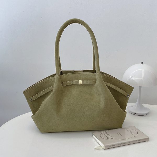 Textured Retro Matte Underarm Bag for Women - Large Capacity Tote Shoulder Bag for Spring/Summer 2025 Fashion