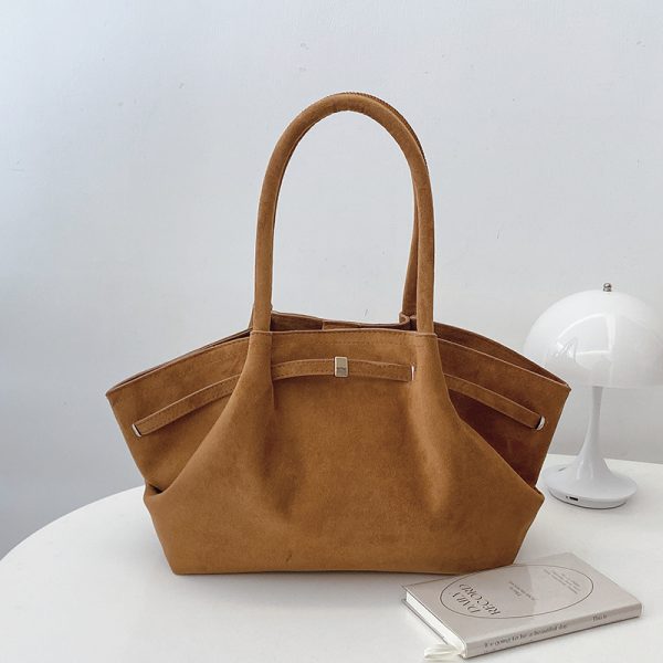 Textured Retro Matte Underarm Bag for Women - Large Capacity Tote Shoulder Bag for Spring/Summer 2025 Fashion