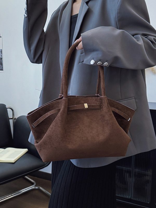 Textured Retro Matte Underarm Bag for Women - Large Capacity Tote Shoulder Bag for Spring/Summer 2025 Fashion