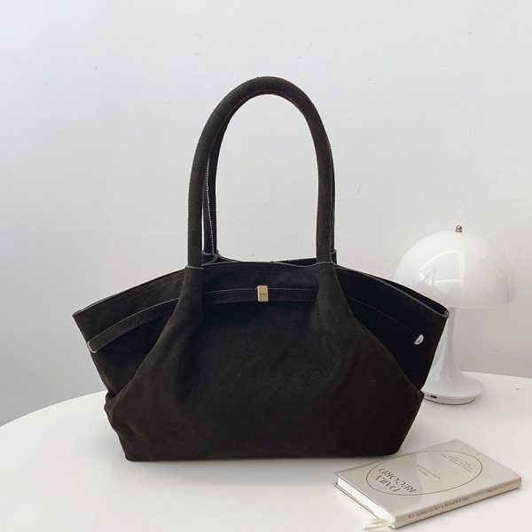 Textured Retro Matte Underarm Bag for Women - Large Capacity Tote Shoulder Bag for Spring/Summer 2025 Fashion