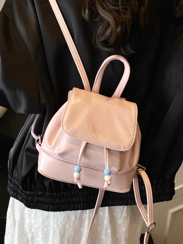 Textured Travel Backpack for Women - Versatile Commuting Handbag, Stylish Small Backpack for Outings and Shopping, 2025 Fashion