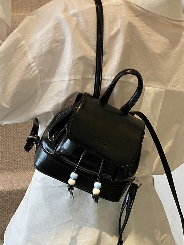 Textured Travel Backpack for Women - Versatile Commuting Handbag, Stylish Small Backpack for Outings and Shopping, 2025 Fashion