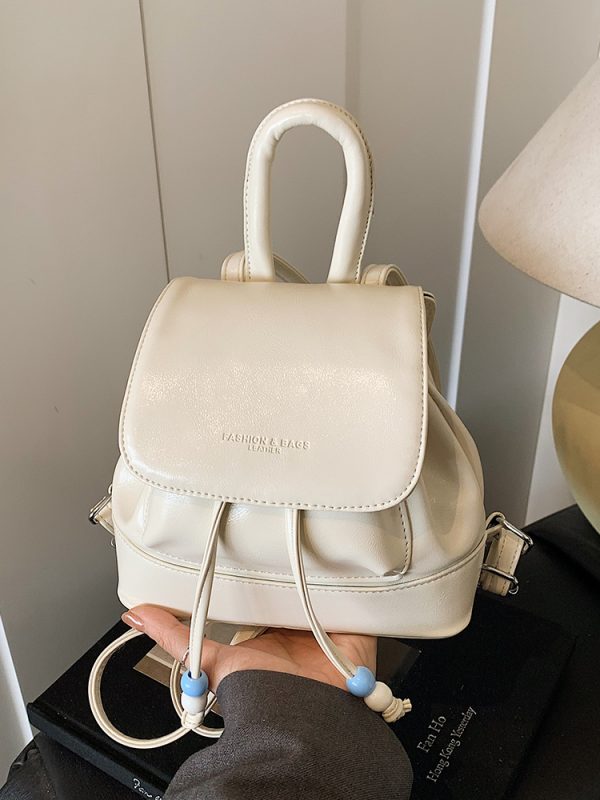Textured Travel Backpack for Women - Versatile Commuting Handbag, Stylish Small Backpack for Outings and Shopping, 2025 Fashion