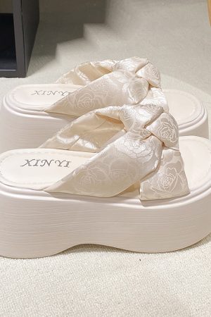 Thick-Soled Platform Slide Sandals for Women - Versatile Summer Outdoor Wear, Height-Increasing Soft Sole, Fashionable 2025 Style