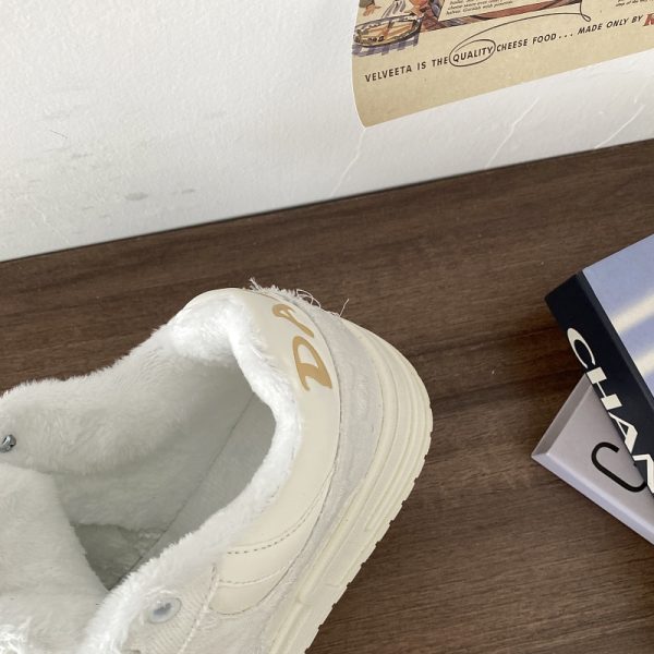 Thick-Soled White Bread Shoes for Men and Women - Niche Destructive Style, Versatile National Trend Sports and Skateboard Footwear
