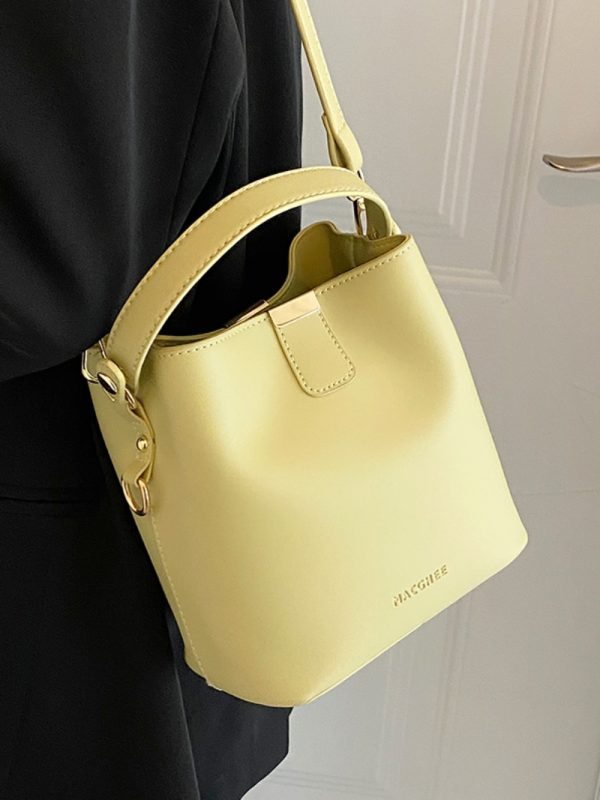 Trendy 2025 High-End Shoulder Bag - Versatile Summer Crossbody Bucket Bag for Work and Everyday Use