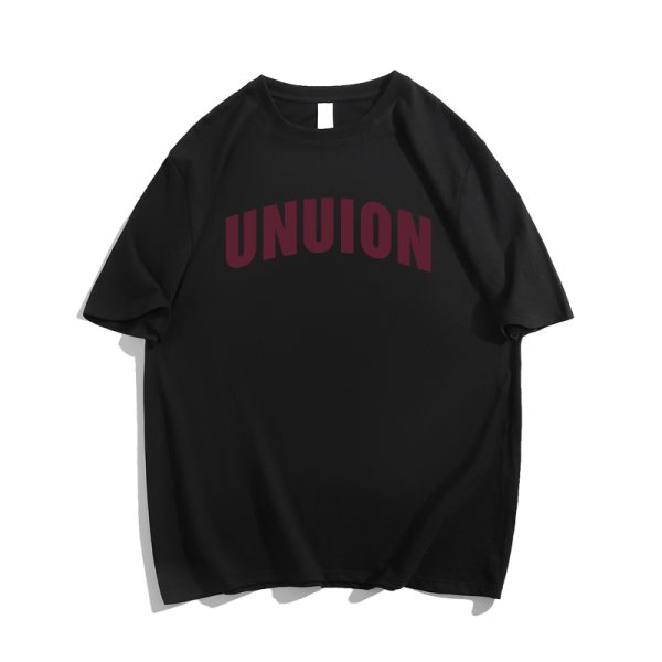 Trendy American Retro Couple Short Sleeve T-Shirt for Men and Women, Plus Size Loose Harajuku Style Half Sleeve Top