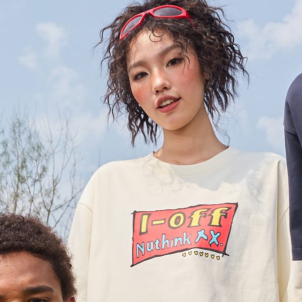 Trendy American Retro Heavyweight Short Sleeve T-Shirt with Dopamine Letter Print Unisex 2025 Model