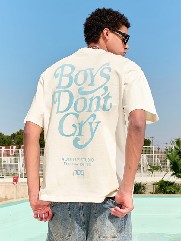 Trendy American Style Letter Print Short Sleeve T-Shirt - Retro Hip-Hop Loose Fit for Men and Women - Summer 2025 Fashion