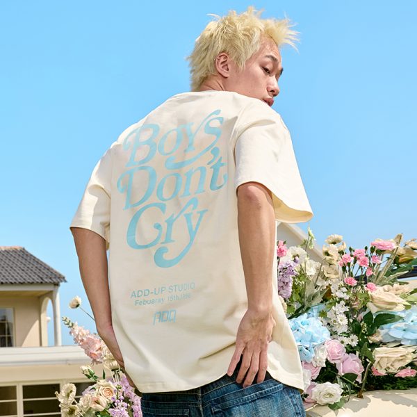 Trendy American Style Letter Print Short Sleeve T-Shirt - Retro Hip-Hop Loose Fit for Men and Women - Summer 2025 Fashion
