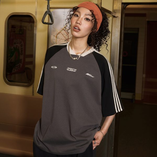 Trendy American Vintage Casual Short Sleeve T-Shirt for Men and Women - Summer 2025 Streetwear Essential