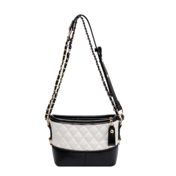Trendy Diamond Quilted Chain Shoulder Crossbody Bag for Women - Versatile Slouchy Style for Spring and Summer 2025 Fashion