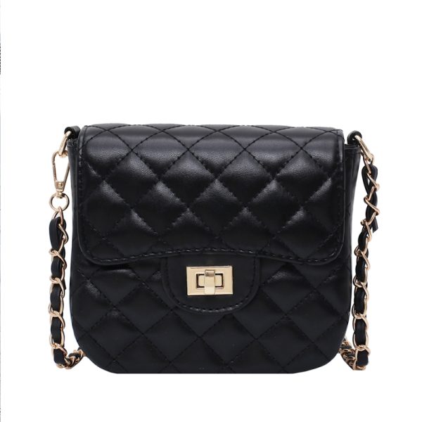 Trendy Diamond Quilted Crossbody Handbag for Women, Korean Style Shoulder Bag, Versatile Fashionable 2025 Design