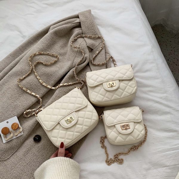 Trendy Diamond Quilted Crossbody Handbag for Women, Korean Style Shoulder Bag, Versatile Fashionable 2025 Design