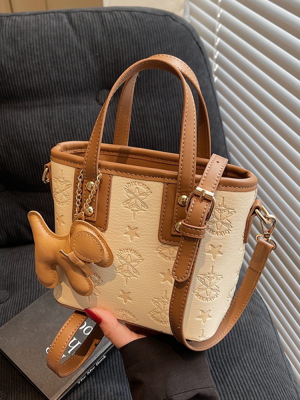 Trendy Korean Style Crossbody Bucket Bag - Cute Handheld Shoulder Bag for Spring 2025 Fashion