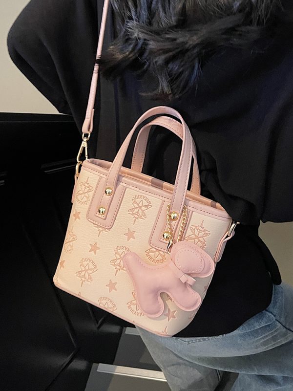 Trendy Korean Style Crossbody Bucket Bag - Cute Handheld Shoulder Bag for Spring 2025 Fashion