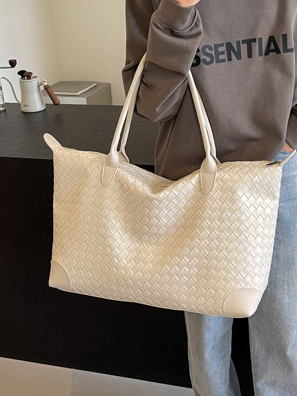 Trendy Korean Style Large Capacity Tote Bag for Women, Versatile Shoulder Bag for Summer 2025, High-End Commuting Essential