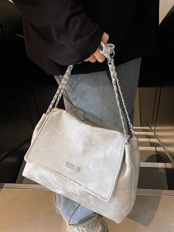 Trendy Korean Style Tote Bag for Women | 2025 Casual Underarm Bag | Versatile High-End Commuting Handbag