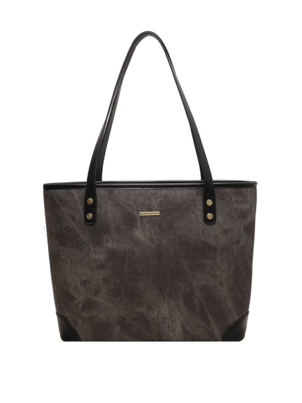 Trendy Large-Capacity Tote Bag for Women, Stylish Commuter Shoulder Bag, Chic 2025 Fashion Essential