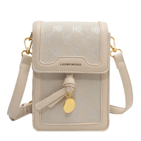 Trendy Mini Square Bag for Women - 2025 French-Style Retro Phone Bag for Spring and Summer, Fashionable Small Crossbody Purse