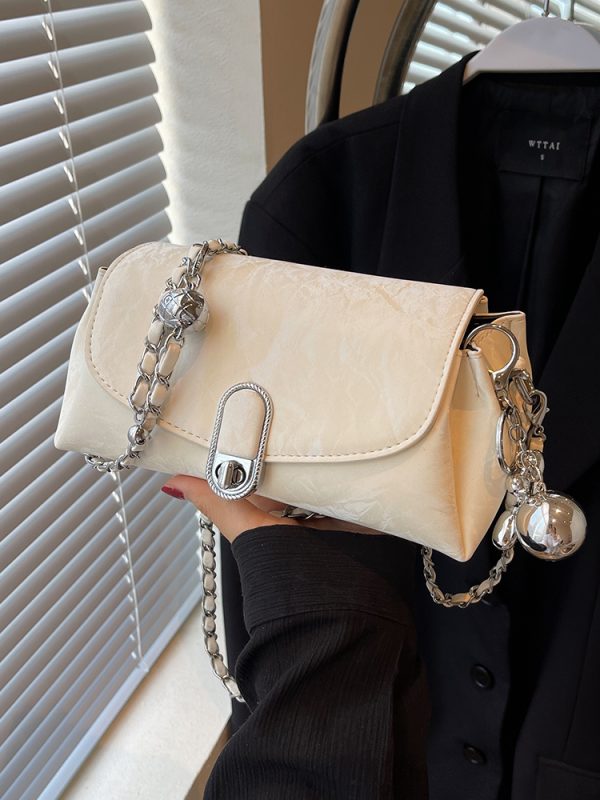 Trendy Minimalist Women's Crossbody Bag - 2025 Korean Style Small Square Handbag, Versatile Niche Design for Fashion Lovers
