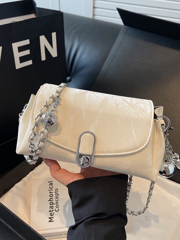 Trendy Minimalist Women's Crossbody Bag - 2025 Korean Style Small Square Handbag, Versatile Niche Design for Fashion Lovers