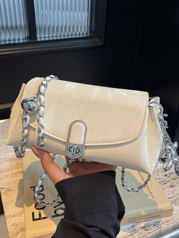 Trendy Minimalist Women's Crossbody Bag - 2025 Korean Style Small Square Handbag, Versatile Niche Design for Fashion Lovers