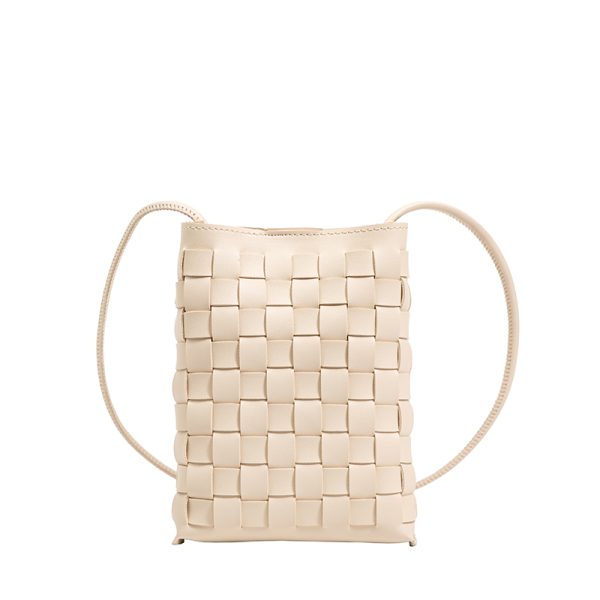 Trendy Minimalist Woven Crossbody Bag for Women, Casual Single Shoulder Phone Bag, High-Capacity 2025 Style