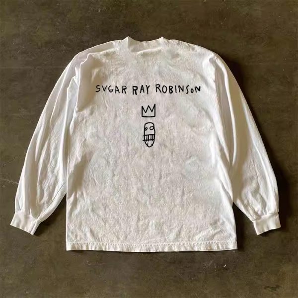 Trendy Oversized Graffiti Hip-Hop T-Shirt for Men and Women - Loose Fit, 280g Heavyweight Streetwear