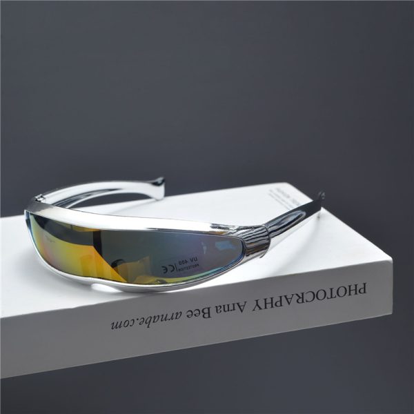Trendy Punk Retro Laser Sunglasses for Women - Millennial Street Style Cycling and Photography Eyewear