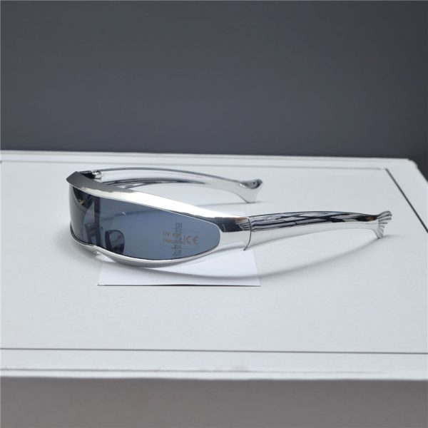 Trendy Punk Retro Laser Sunglasses for Women - Millennial Street Style Cycling and Photography Eyewear