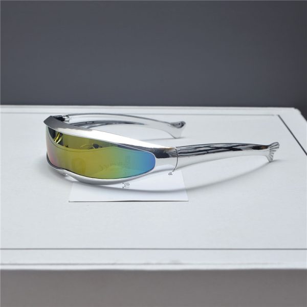 Trendy Punk Retro Laser Sunglasses for Women - Millennial Street Style Cycling and Photography Eyewear