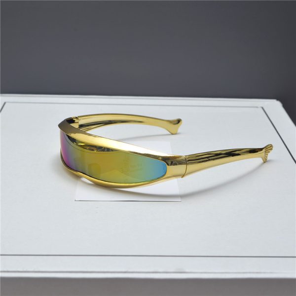Trendy Punk Retro Laser Sunglasses for Women - Millennial Street Style Cycling and Photography Eyewear