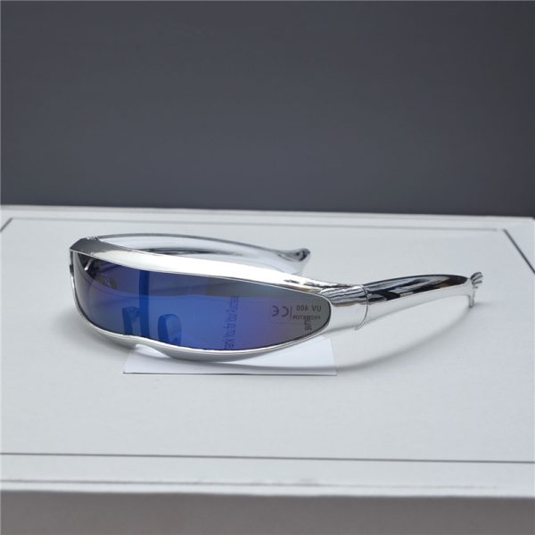 Trendy Punk Retro Laser Sunglasses for Women - Millennial Street Style Cycling and Photography Eyewear