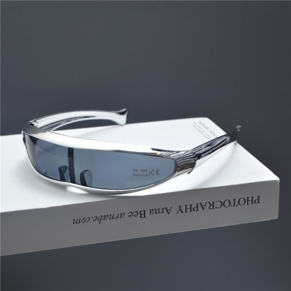 Trendy Punk Retro Laser Sunglasses for Women - Millennial Street Style Cycling and Photography Eyewear
