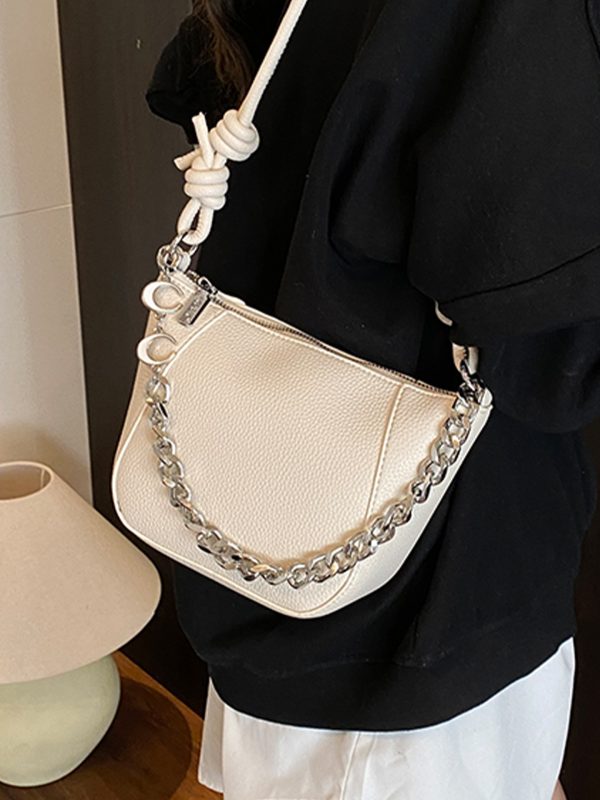 Trendy Red Shoulder Underarm Bag - 2025 High-End Women's Crossbody Bucket Bag for Commuting and Everyday Style