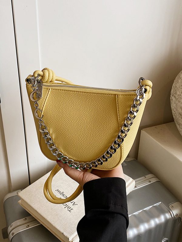 Trendy Red Shoulder Underarm Bag - 2025 High-End Women's Crossbody Bucket Bag for Commuting and Everyday Style