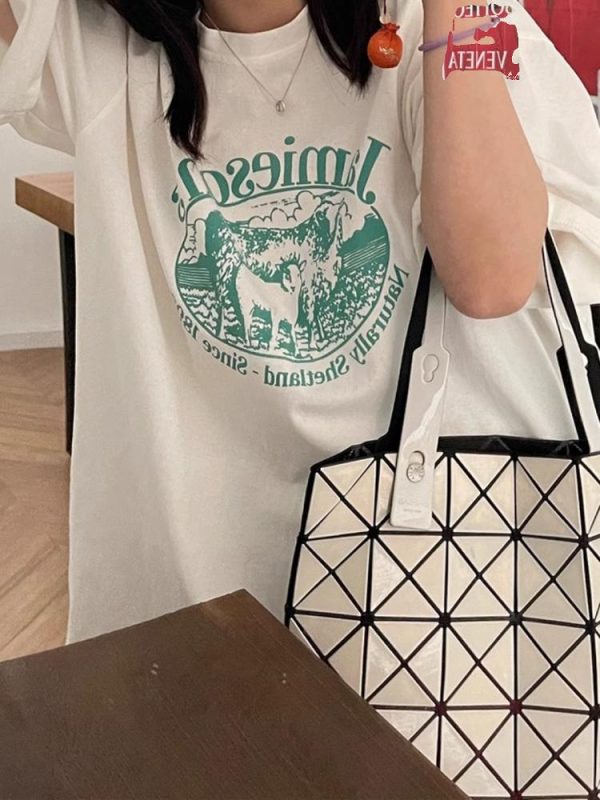 Trendy Retro Pure Cotton Short Sleeve T-Shirt for Men and Women, Plus Size, Loose Fit Hong Kong Style Couple Tee