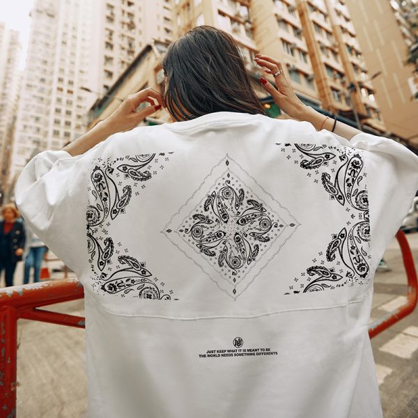 Trendy Short Sleeve T-Shirt for Men and Women, Plus Size Batwing Sleeves, Summer Fashion, European and American Style
