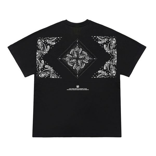 Trendy Short Sleeve T-Shirt for Men and Women, Plus Size Batwing Sleeves, Summer Fashion, European and American Style