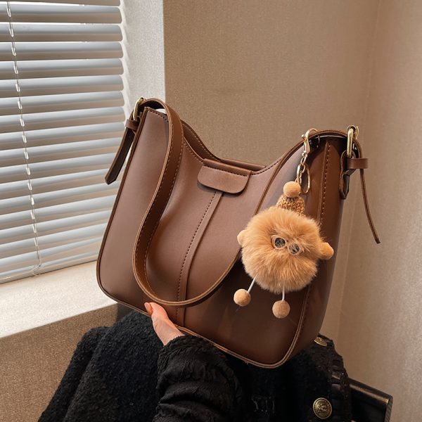 Trendy Spring Summer 2025 Women's Bucket Bag - Versatile High-End Crossbody Shoulder Bag for Everyday Use