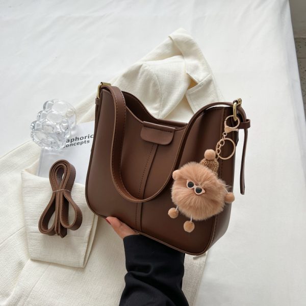 Trendy Spring Summer 2025 Women's Bucket Bag - Versatile High-End Crossbody Shoulder Bag for Everyday Use