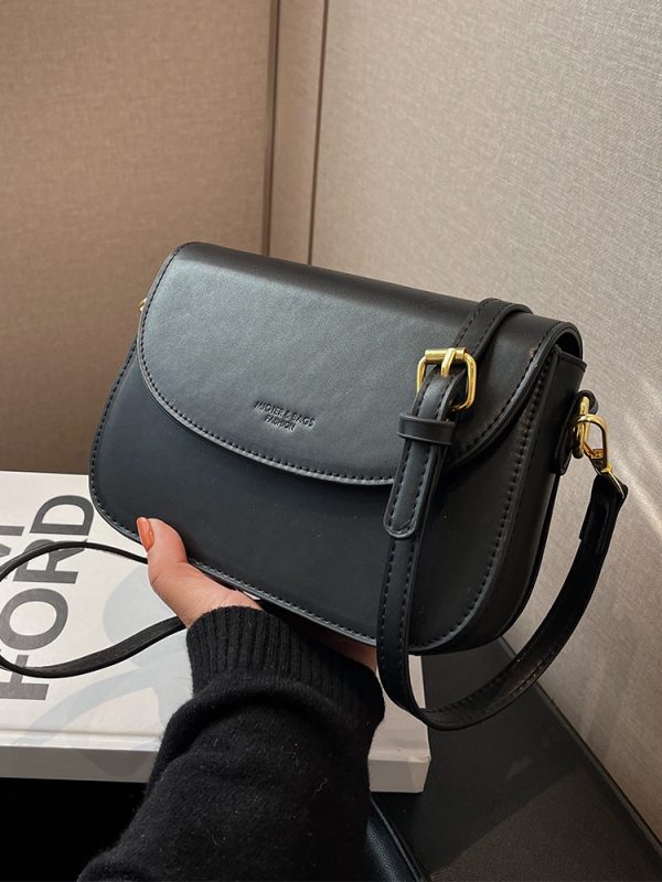 Trendy Summer 2025 Versatile Solid Color Crossbody Shoulder Bag - Chic Small Square Design for Fashionable Outfits