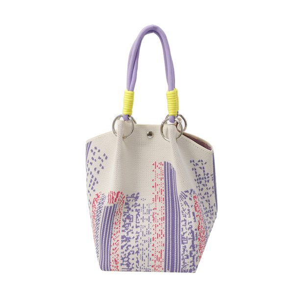Trendy Summer Embroidered Purple Bucket Tote Bag for Women - Fresh 2025 Phone Bag, Cute Design, Fashionable Accessory