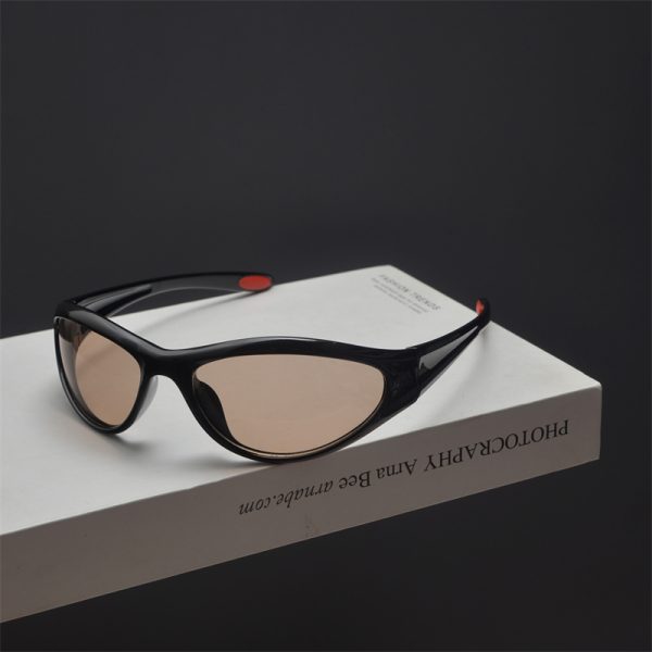 Trendy Summer Millennial Style Street Photography Sunglasses for Small Faces - Colorful Slimming Cycling Shades for Men and Women