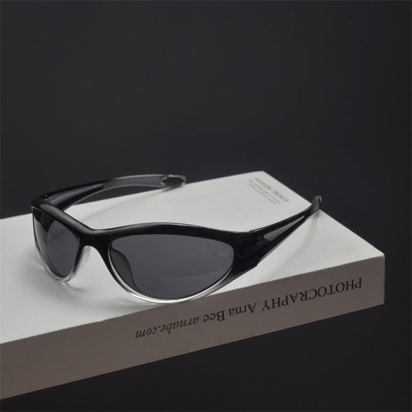 Trendy Summer Millennial Style Street Photography Sunglasses for Small Faces - Colorful Slimming Cycling Shades for Men and Women