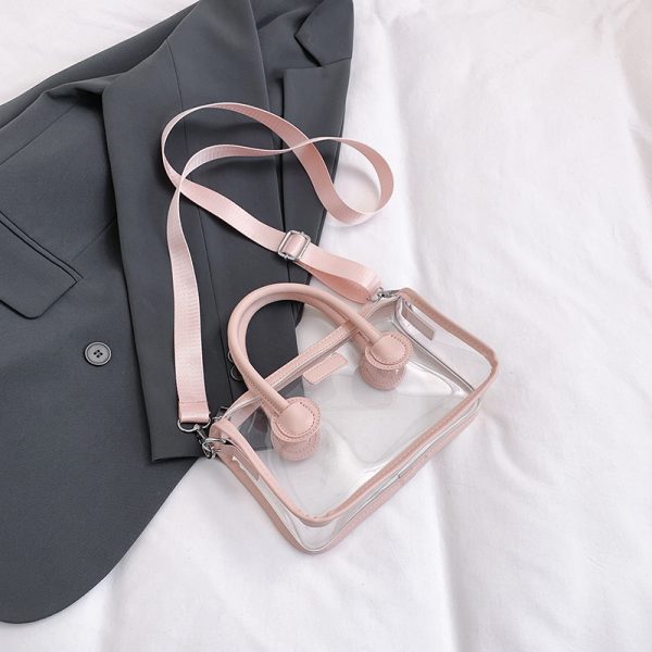 Trendy Summer Silver Transparent Jelly Tote Bag for Women, Small Crossbody Phone Bag, 2025 Fashion Must-Have