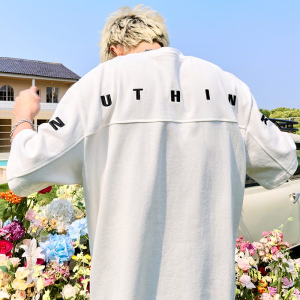 Trendy Unisex Heavyweight Short-Sleeve T-Shirt with Embroidered Letters - Summer 2025 Casual Style